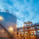 Oil and Gas Processing Tank and Pipes