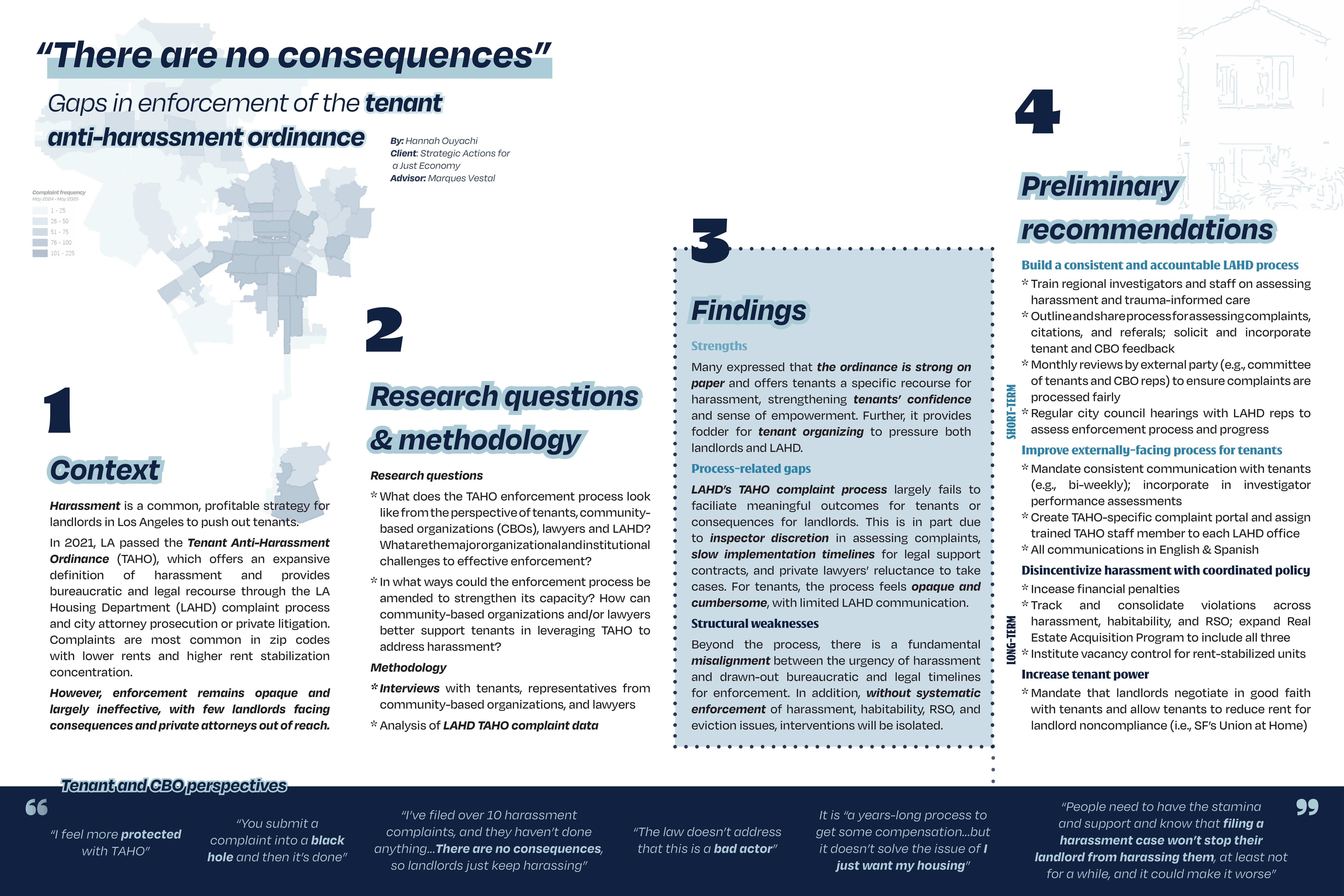 Image of Hannah Ouyachi Capstone "There are no consequences"