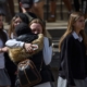 female students hug