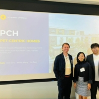 MRED Capstone winners (left to right) Ari Zeen, Diana Liu and Ethan Wang.