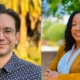 two headshots one of anthony gomez and one of brianna harvey both new faculty members at the ucla luskin school of public affairs social welfare department.