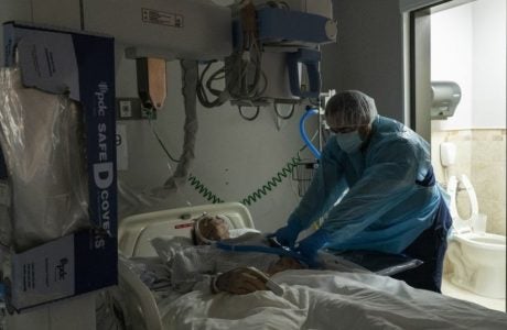 Hospital Workers Cope With Coronavirus Surge In Final Days Of 2020