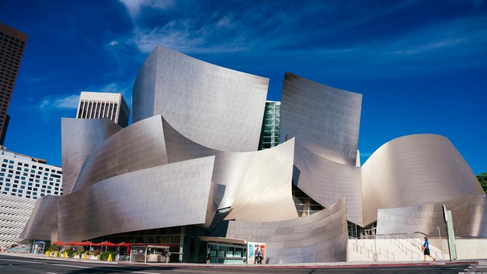 Walt Disney Concert Hall in downtown Los Angeles