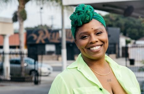 Black Lives Matter co-founder Patrisse Cullors will deliver the keynote address at the Luskin School's 2021 Commencement celebration. Photo by Giovanni Solis