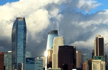 image of downtown Los Angeles skyline