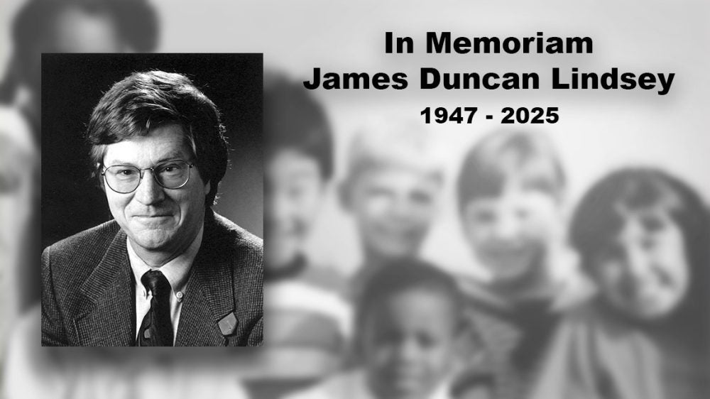 Image of Duncan Lindsey.|Image of book "The Welfare of Children"