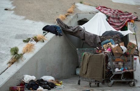 homeless encampment