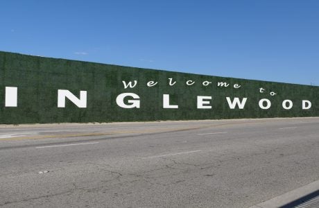 Welcome to Inglewood sign