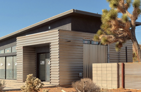 new home built in desert