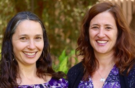 Elizabeth Barnert, left, and Laura Abrams. Photo by George Foulsham