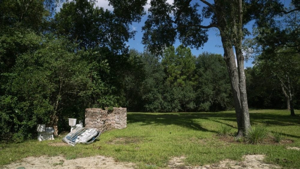 image of empty field in Houston- part of FEMA buyout