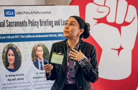 Woman speaking