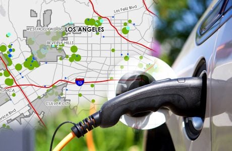 The Luskin Center's new atlas documents the concentration of plug-in vehicles in neighborhoods throughout Los Angeles. iStock photo