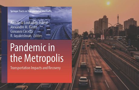 book cover with freeway traffic in background