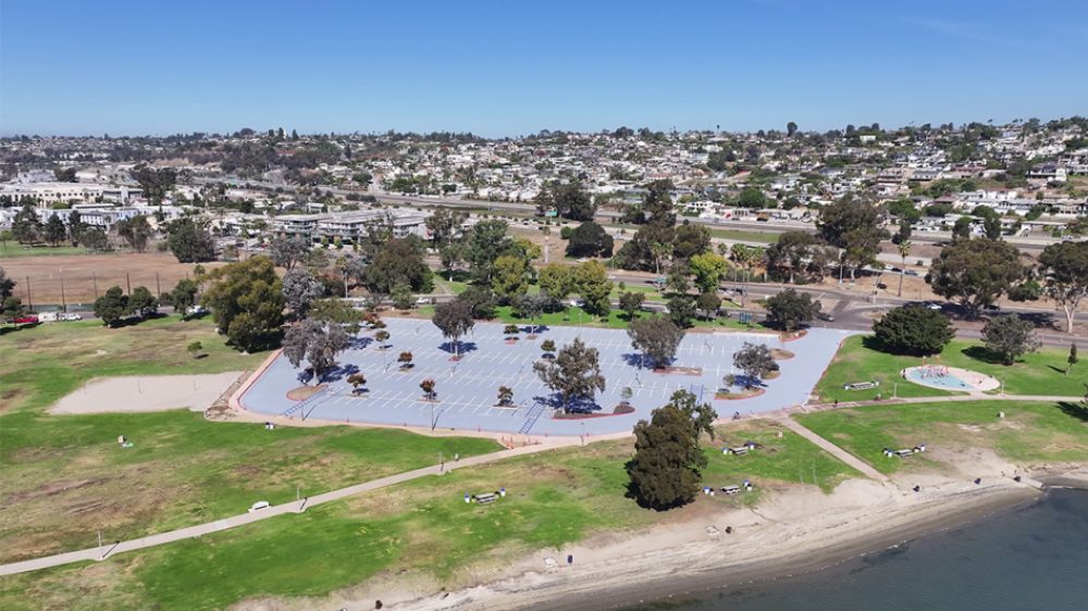 photo of parking lot
