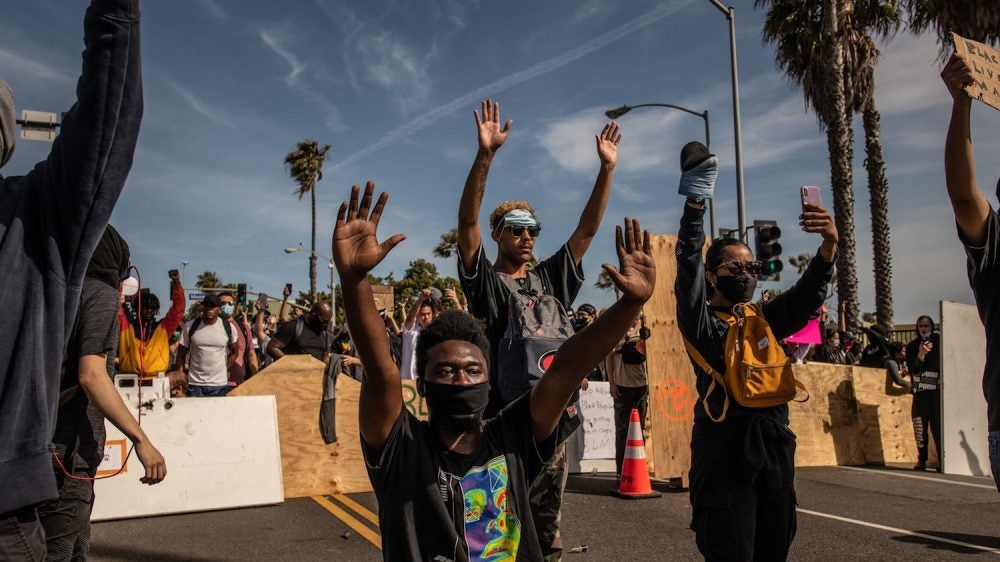 Santa Monica protest