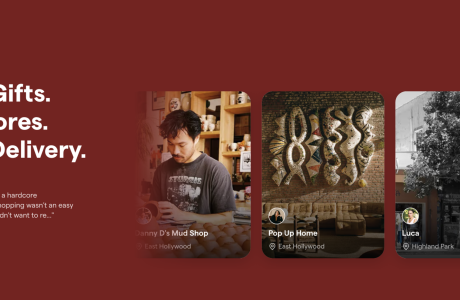 Website for Giftphoria the new "Anti—Amazon" that connect consumers with local businesses