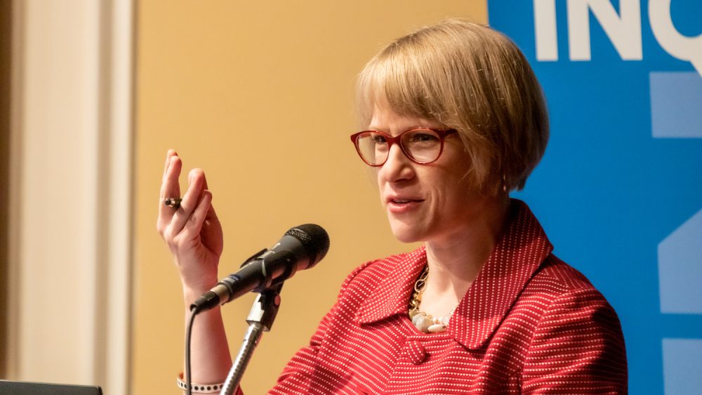 International policy expert Kate Almquist Knopf. Photo by Les Dunseith