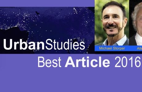A paper by Michael Storper and Allen Scott of UCLA Luskin has been selected as the year's best by a scholarly journal.