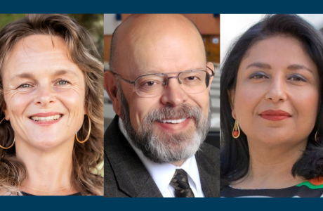 headshots of three women and a man