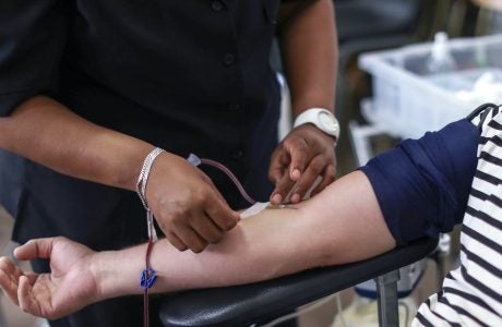 blood draw from arm