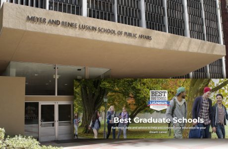 Luskin School signage