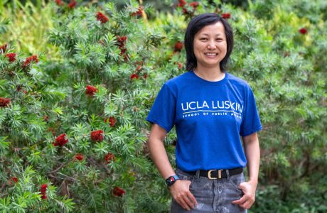 "I’m going to use my undocumented identity as my strength to advocate,” says Emily Wang of the UCLA Luskin Class of 2024. Photo by Mary Braswell