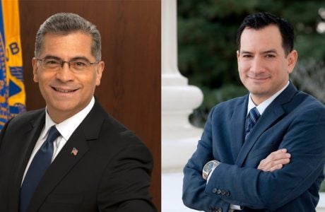 image of Xavier Becerra and Anthony Rendon.