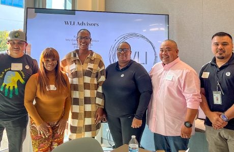 three men and three women