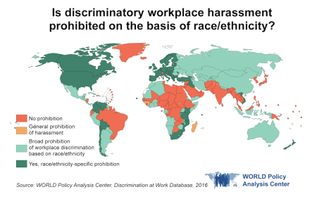 Workplace harassment on basis of race - ethnicity
