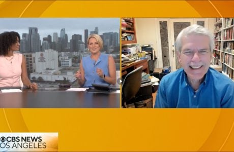 Zev Yarslovsky is interviewed on CBS news about the recent Non-Citizen Voting Proposal