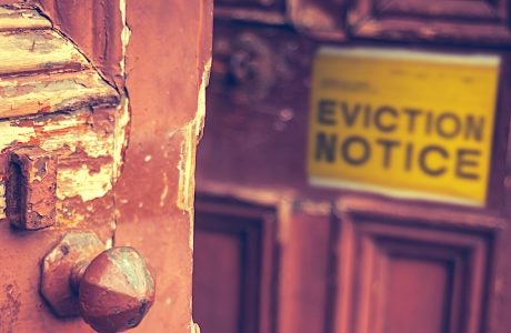 Eviction Notice On Door
