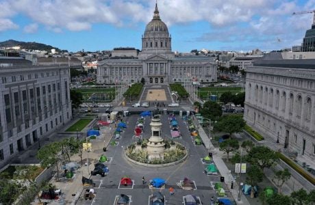 homeless tents san francisco