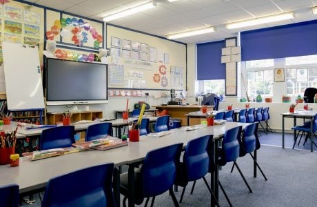 Colorful classroom