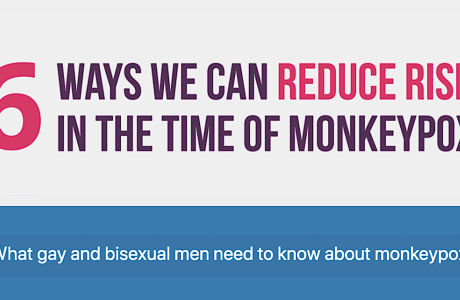 text about reducing risk of monkeypox infection
