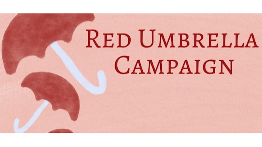 red umbrella