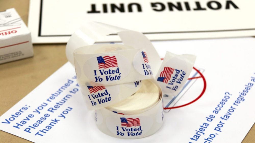 I voted